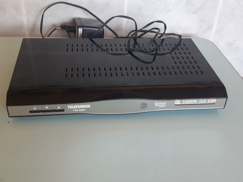 Telefunken TTR280C DVB-T2 MinDig TV beltéri egység működő