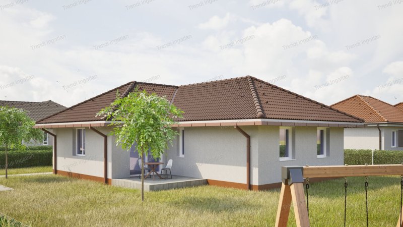Nappali + 3 szobás ingatlan
