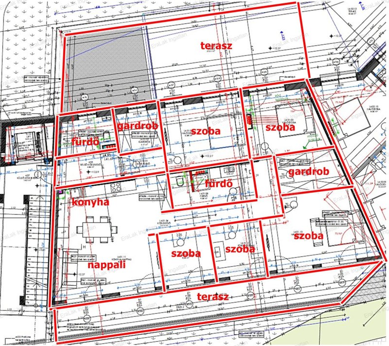 Győr-Marcalváros II. tégla építésű nappali+5hálószobás+ nagy teraszos PENTHOUSE lakás liftes házban eladó!!!