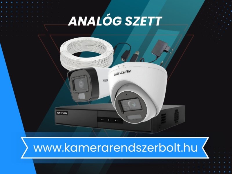 Analóg HD kamera megfigyelőrendszer szett