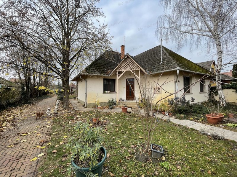Hajdúszoboszlón 127 m2-es családi ház garázzsal, parkosított kerttel