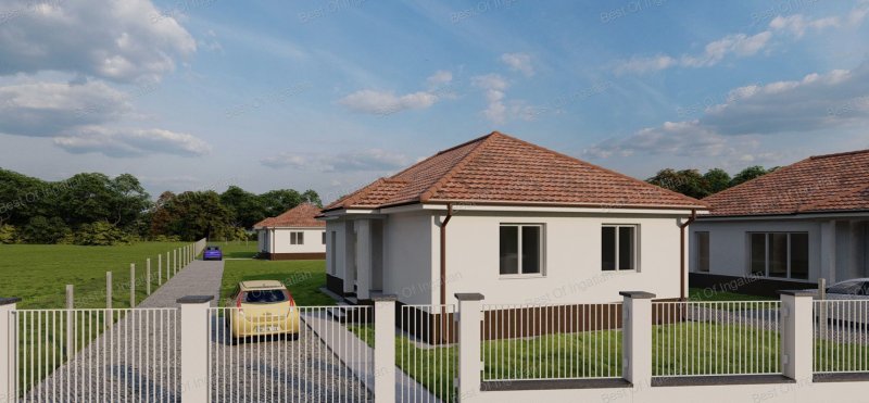 Rábapatonán új építésű nappali + 3 szobás ikerház eladó!