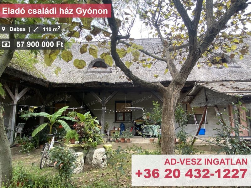 Eladó családi ház Gyónon 