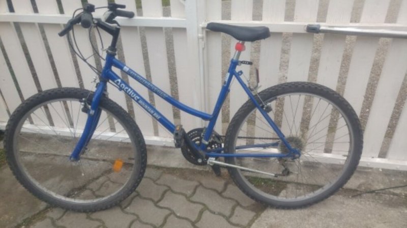 Női 26-as kerékpár kék bicikli Shimano váltós működő