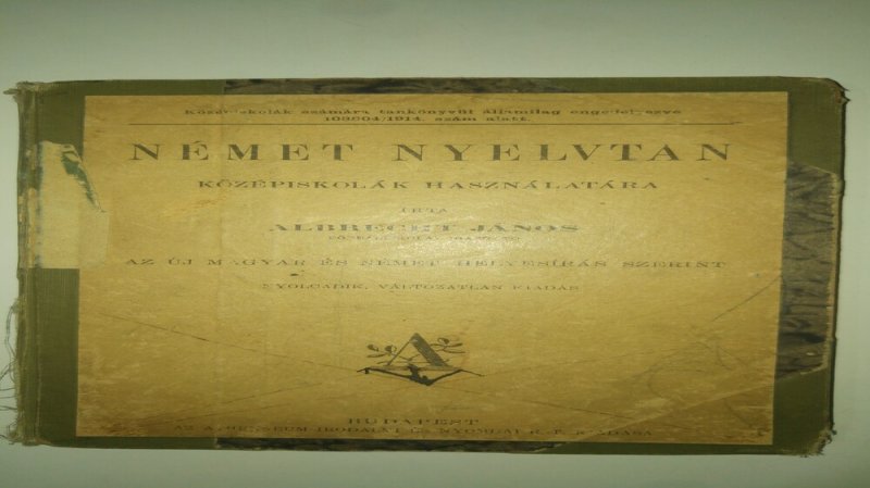 Albrecht János Német nyelvtan