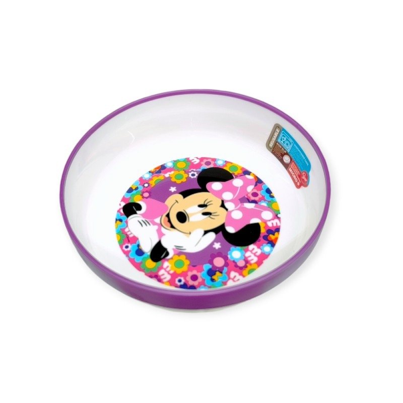 Minnie Mouse Minnie egér műanyag gyerek tál csúszásgátlóval 14,5 cm