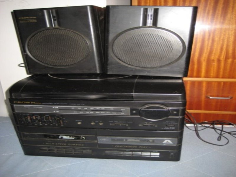 Retro music center,hifi két hangfallal