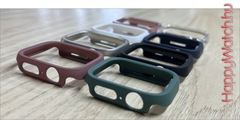 Eladó Apple Watch színes műanyag védőtokok