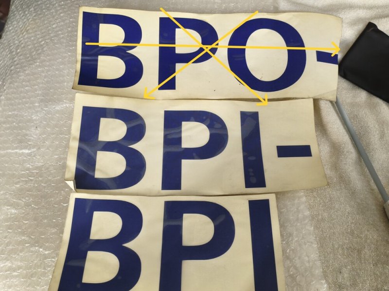 Ikarus matrica rendszám BPI