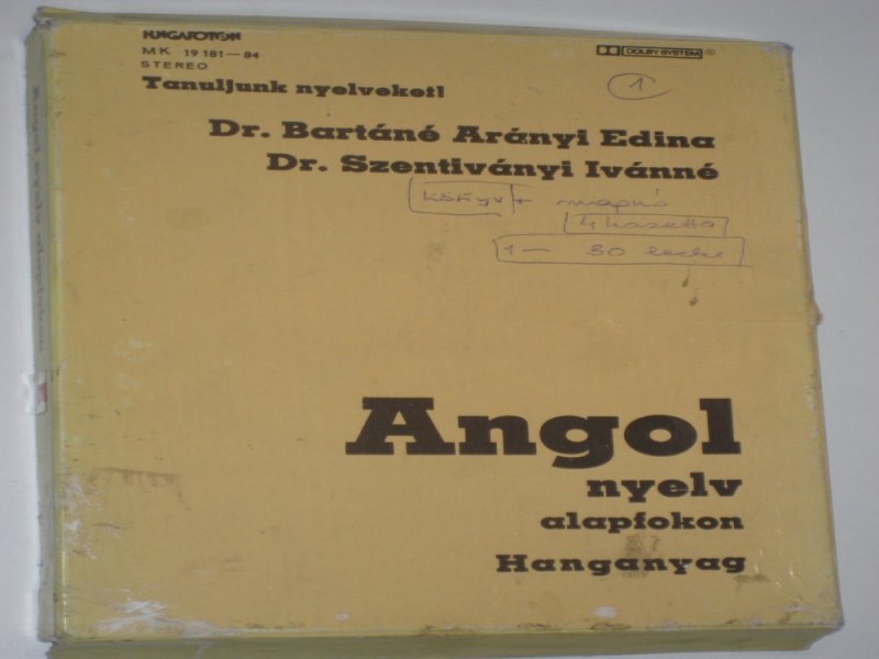 Dr. Bartáné - Dr. Szentiványi Angol nyelv alapfokon - Hanganyag (4db