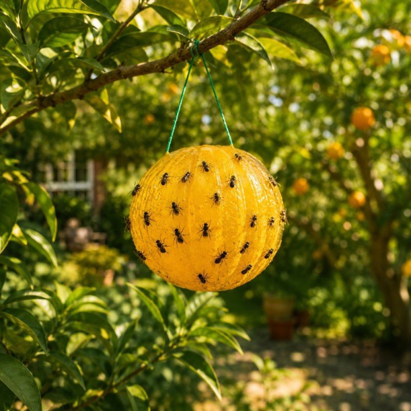 Időjárásálló erős tapadású rovarcsapda – 8 cm