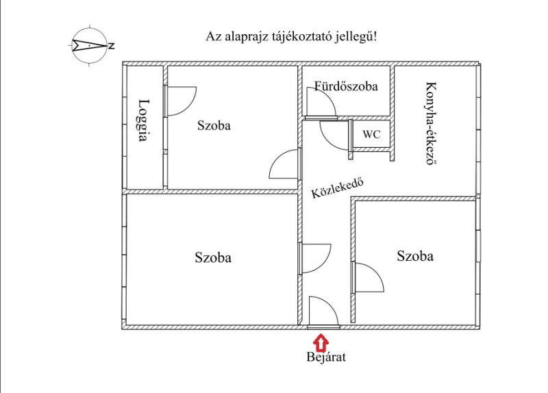 Azonnal költözhető, belvárosi, 3 szobás lakást keres? Megtalálta!