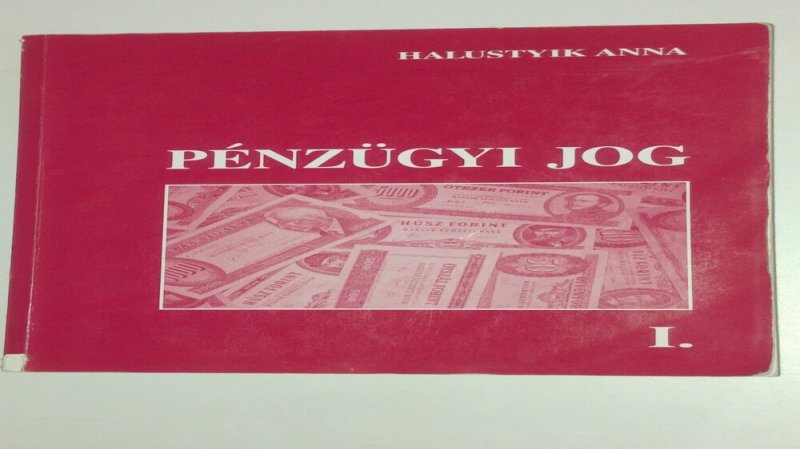 Halustyik Anna Pénzügyi jog I