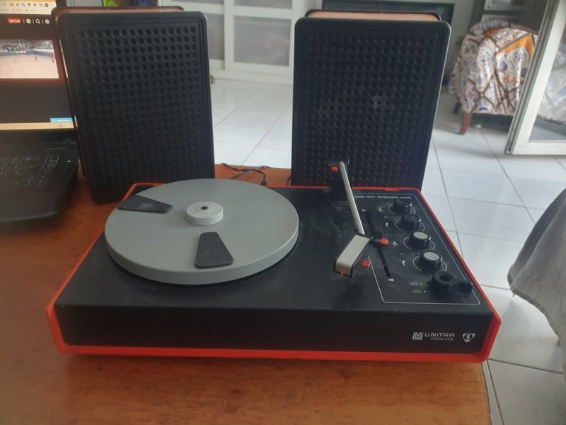 retro Unitra Fonica 1 lemezjátszó (bakelitlemez)