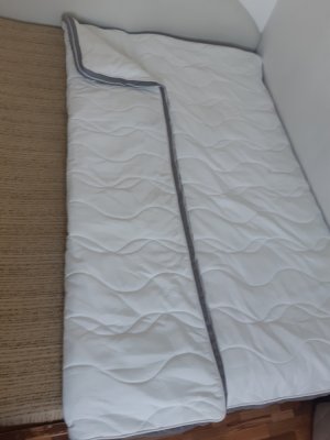 Fedőmatrac huzat cipzáros 180x200x5cm vastag