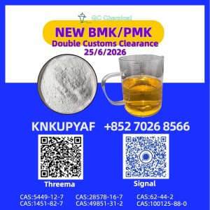PMK CAS 28578-16-7 positioned together with BMK CAS 5449-12-7