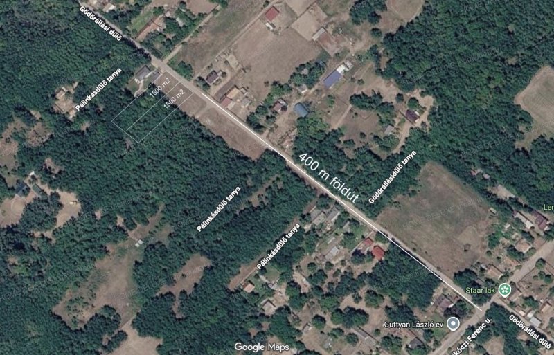 Eladó 1500 m2-es telkek Ladánybene külterületén!