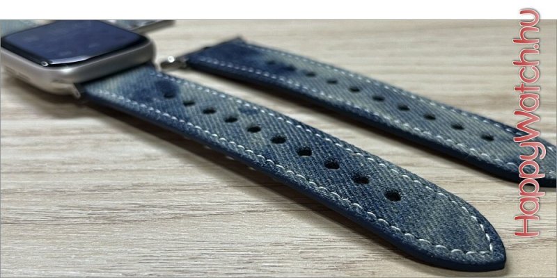 Apple Watch farmer-bőr (farmer mintás) óraszíj