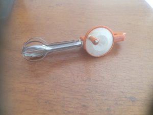 retro Glória tekerős habverő
