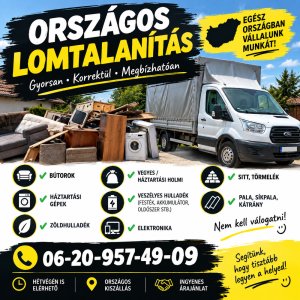 Lom elszállitás ingatlan kiürités