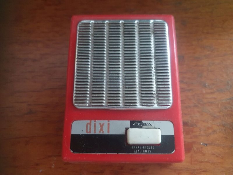 retro Dixi hívás-beszéd alállomás