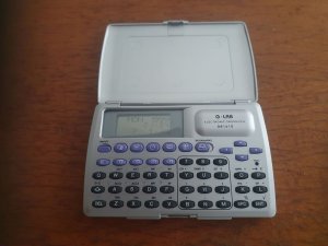 G-Lab Electronic Organizer DB1610 típusú Vintage G-Lab Electronic DB1610 menedzser kalkulátor