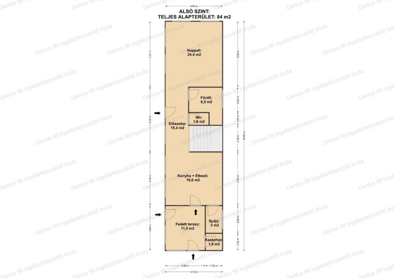 Kaposfüreden eladó egy 2008-ban épült, 169 m²-es, modern, kétszintes tégla családi ház, amely tágas nappalival, 2,5 szobával és 2 fürdőszobával várja tulajdonosát.