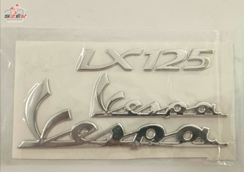 VESPA LX 125 dombornyomott matrica szett (ÚJ!)