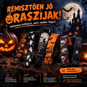 RÉMISZTŐEN JÓ ÓRASZÍJAK! Halloween-kollekció, amit imádni fogsz!