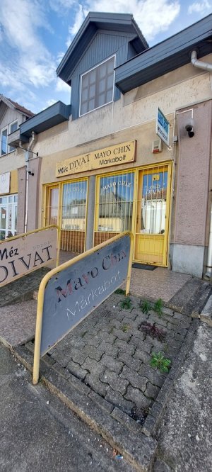 Tiszafüreden kétszintes üzlethelyiség eladó!