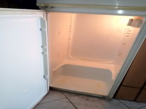 Snaigé kombihűtő 166/46L polcok nélkül