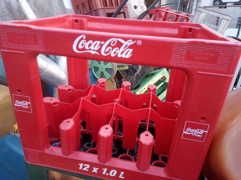 Coca Cola rekesz 1L-es