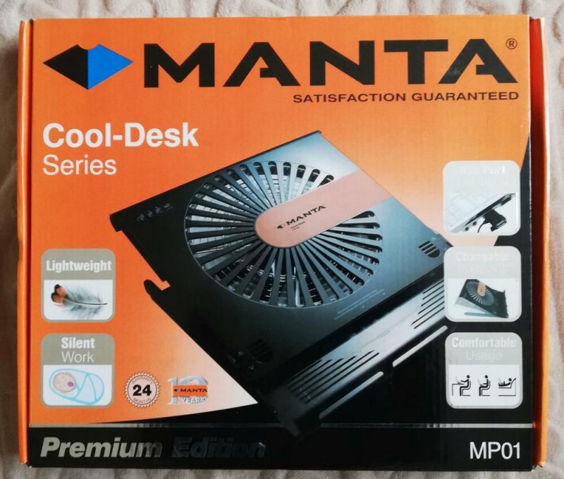 MANTA MP01 notebook hűtő