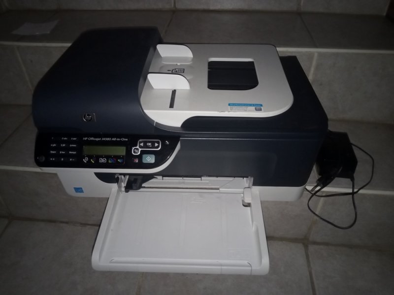 HP  Officejet J4580 nyomtató tápegységgel