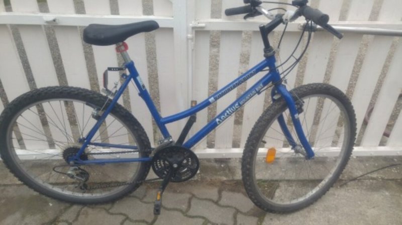 Női 26-as kerékpár kék bicikli Shimano váltós működő