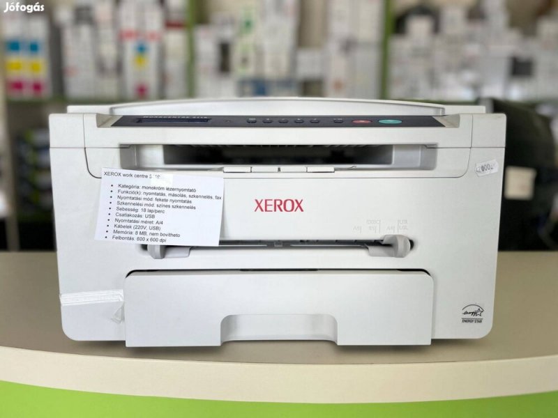Új Xerox work centre 3119 nyomtató. 1 év garanciával