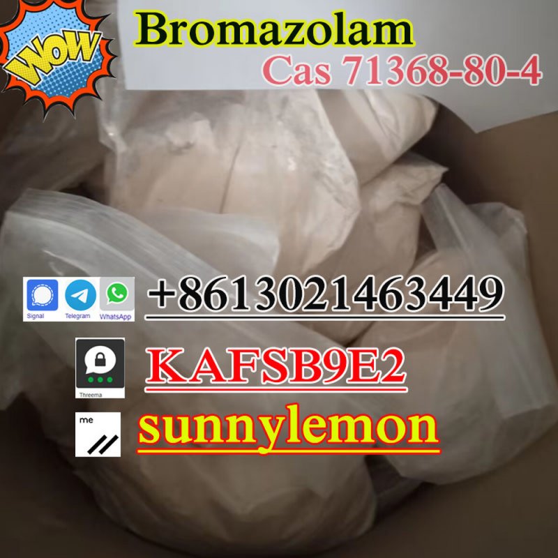 Bromazolam cas 71368-80-4 for sell Wsp:+8613021463449