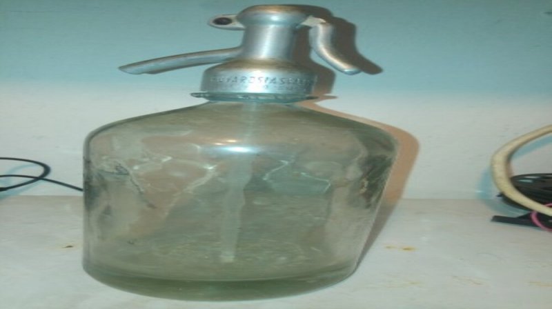 Szódásüveg 1950-ből Fővárosi ásvány és szikvízüzem
