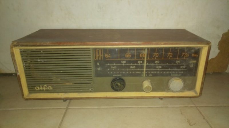 Unitra Alfa-65-I retro csöves rádió