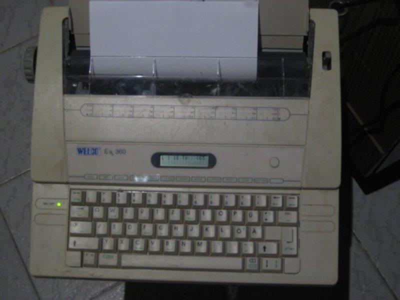 Welko elektromos írógép