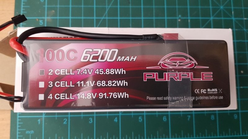 Eladó új 6200mAh 7.4V 2S 100C HARD CASE Lipo Battery