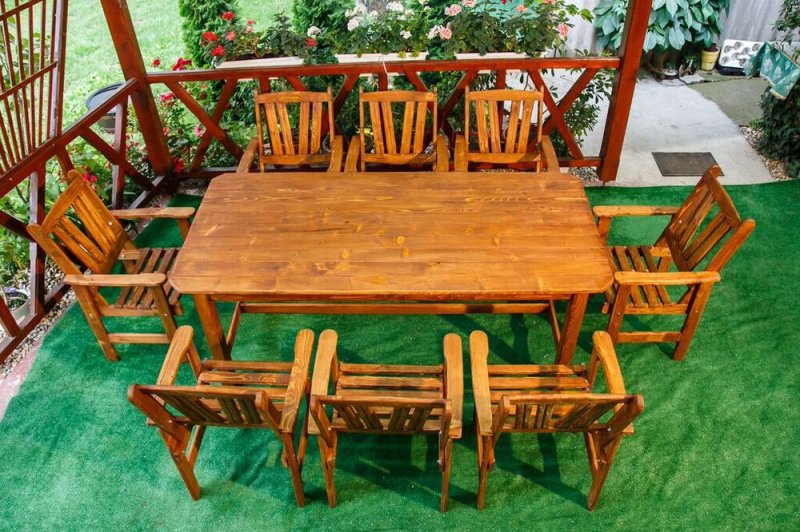 Minőségi fa kerti bútor, terasz garnitúra a gyártótól