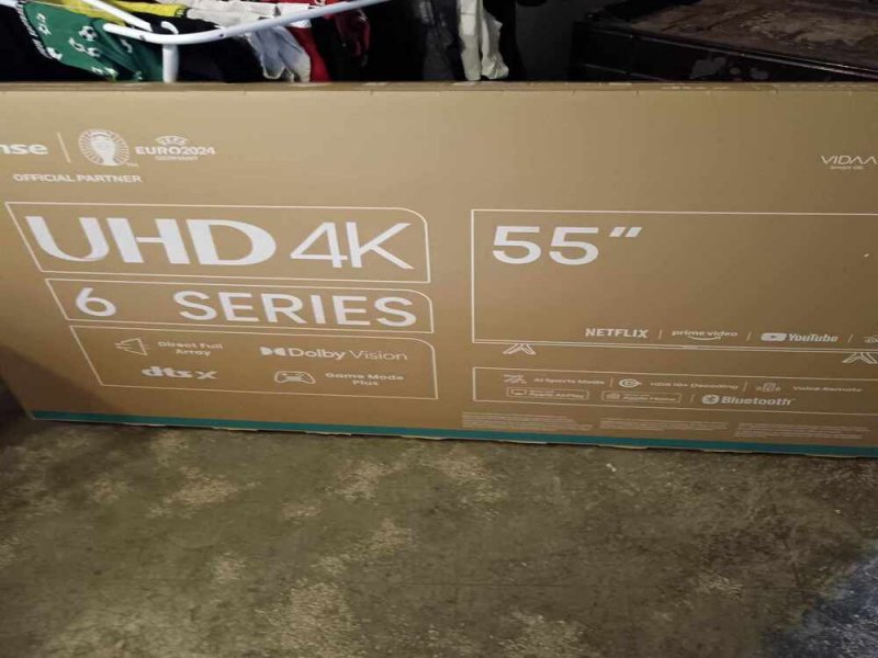 Bontatlan Hisense 55A6K 4K UHD Smart LED TV Garanciával 2024.01.31.-én vásárolt