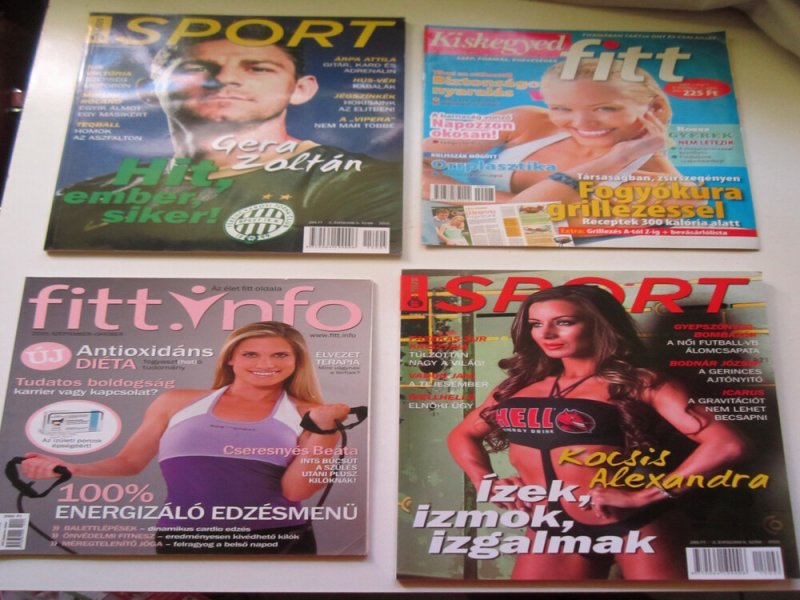 Fitnesz magazinok (Fitt.infó,Presztízs Sport, Diéta&Fitness) egyben