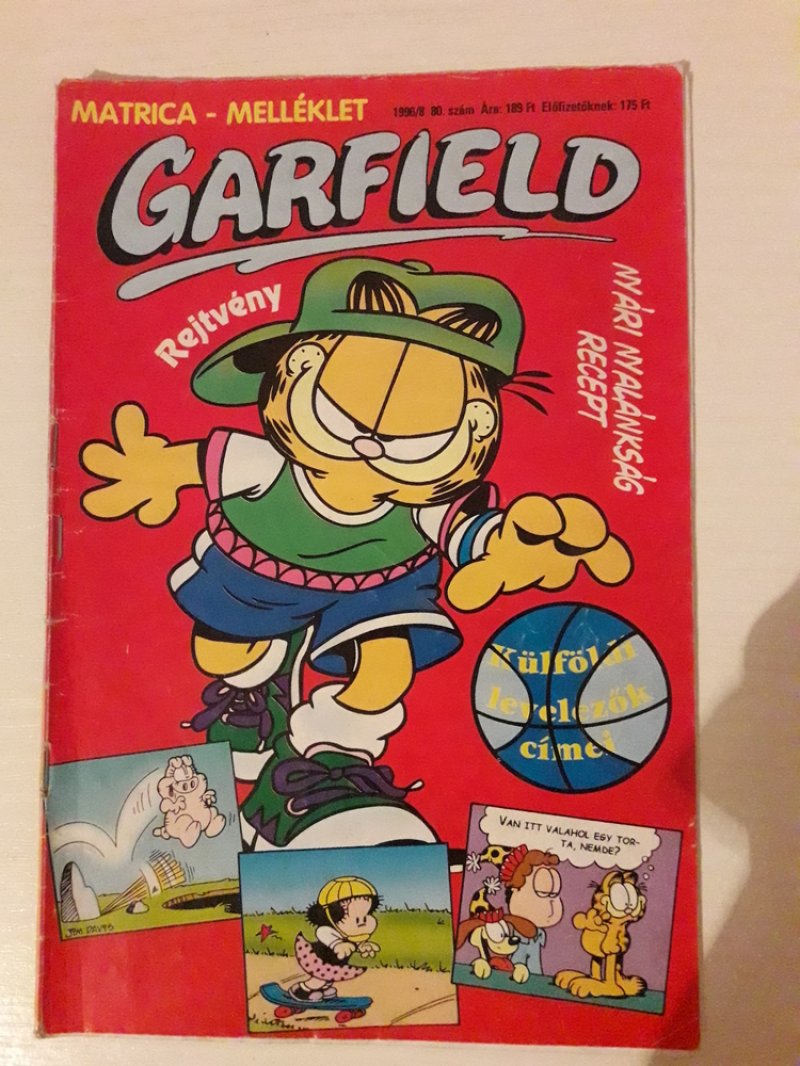 Garfield képregények
