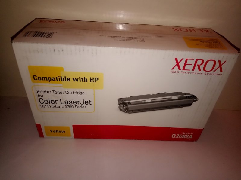 XEROX Q2682A toner utángyártott HP3700 Yellow
