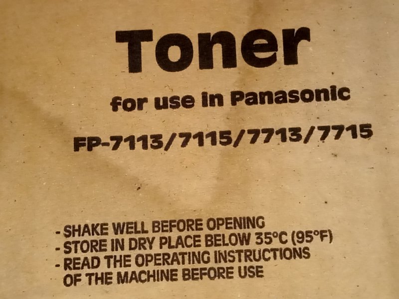 Panasonic FP-7713 FQ-TF15 toner eredeti