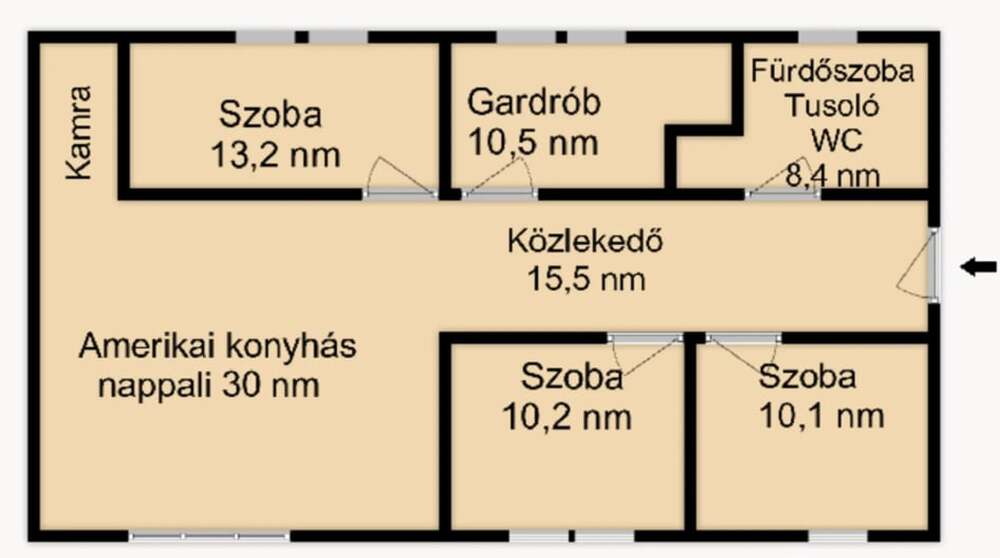 Szegedi eladó társasházi lakás (átépítve, felújítva)