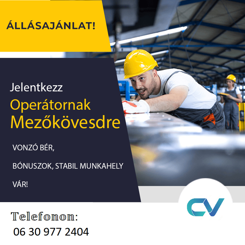 Operátor állásajánlat