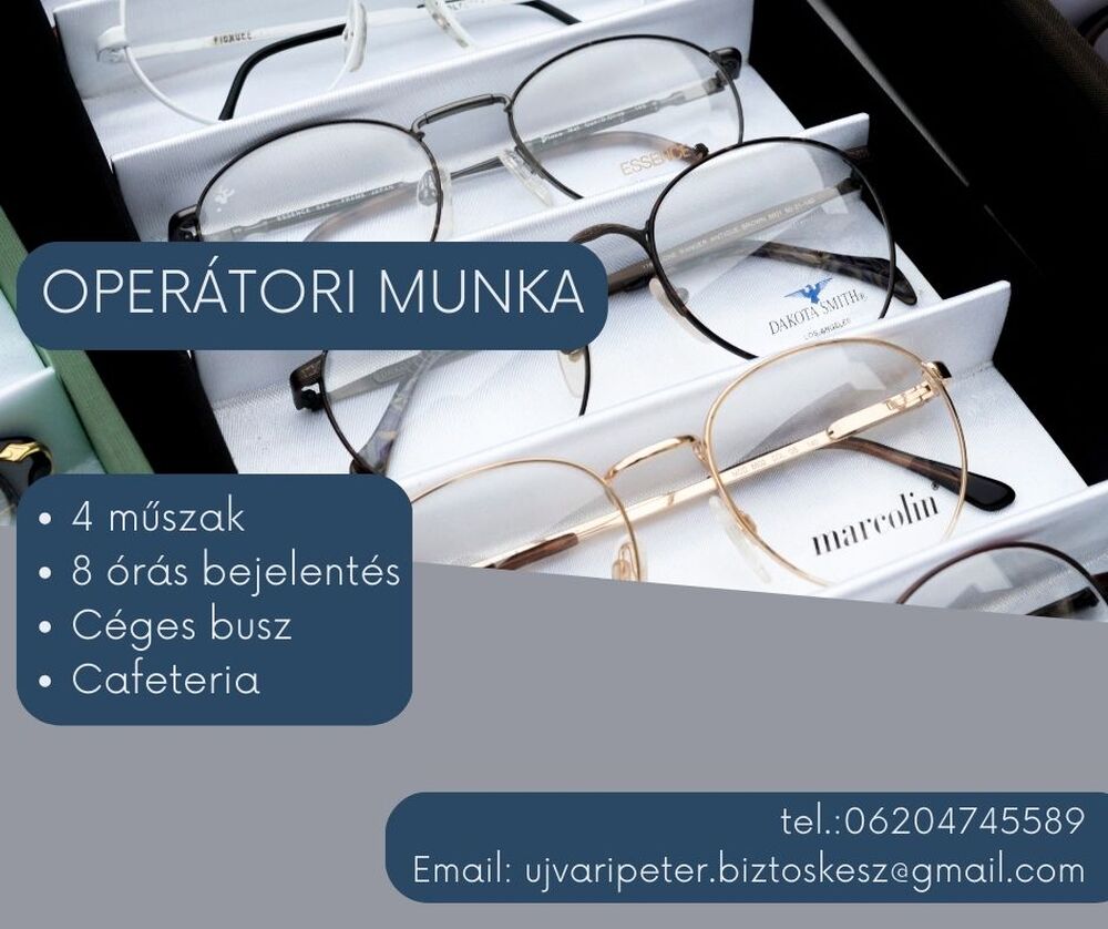 Operátor pozíció Mátészalkán!